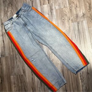 ONETEASPOON Smiths Slouch Retro Stripe Jeans